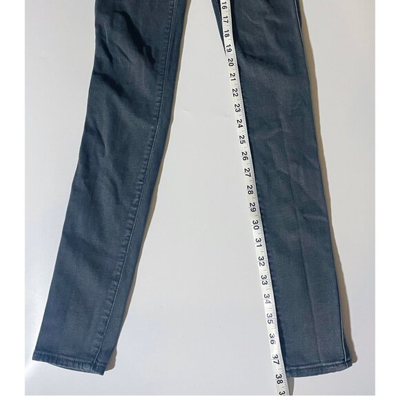 women's Abercrombe Jeans Pre Owned Black High Rise Super Skinny W23 L31 - Picture 9 of 9
